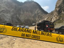 Tambang Gunung Kuda Dicabut, Polisi Garis TKP: Akhir dari Pertambangan yang Abai pada Nyawa