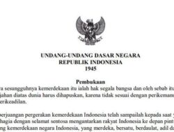 Mukadimah UUD 1945: Landasan Filosofis dan Ideologis Negara Indonesia