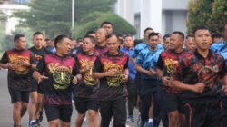 Danpasmar 1 Lari Pagi Bersama Prajuritnya di Marunda