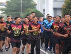 Danpasmar 1 Lari Pagi Bersama Prajuritnya di Marunda