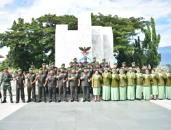 Danrem 132/Tadulako Pimpin Ziarah Rombongan Peringati HUT ke-67 Kodam XIII/Merdeka