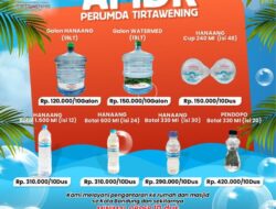 Perumda Tirtawening Bandung Hadirkan Air Minum Dalam Kemasan (AMDK) yang Nyata Segarnya