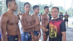 Danpasmar 1 Terjun Langsung Ikuti Renang Laut Bersama Prajuritnya