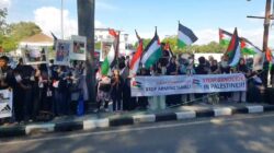 Aksi FPN di Ibu Kota Asia Afrika: “Stop Genocide, Stop Arming Israel!”