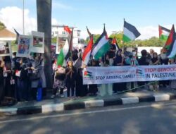 Aksi FPN di Ibu Kota Asia Afrika: “Stop Genocide, Stop Arming Israel!”