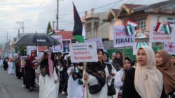 Ribuan Massa Free Palestine Network Tumpah Ruah di Majene Sulbar