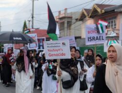 Ribuan Massa Free Palestine Network Tumpah Ruah di Majene Sulbar