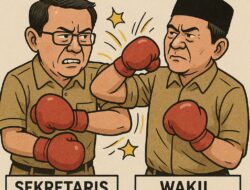 Duel Dingin di Gedung Sate: Ketika Sekda Jabar Dinilai “Meninggalkan Ring” dan Wagub Meradang