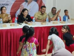 Legislator Josephine Reses di Rusun Pulo Jahe, Disambut Tarian Anak-Anak