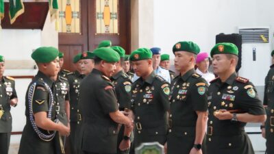Pangdam III/Siliwangi Pimpin Sertijab Sejumlah Pejabat Kodam