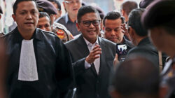 Hasto Bacakan Pleidoi dalam Sidang Kasus Perintangan Penyidikan