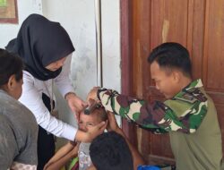 Satgas Pamtas RI-RDTL Gelar Posyandu di Desa Taloi Dalam