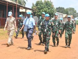 Satgas Kizi TNI Konga XX-V Monusco melaksanakan Pemeriksaan COE