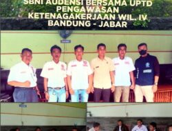 SBNI DPC Kota Bandung Jalin Audiensi dengan UPTD Pengawasan Ketenagakerjaan Wilayah IV Bandung