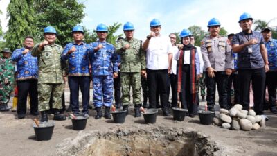 Pangdam I/BB Hadir Groundbreaking pembangunan Koperasi Desa/Kelurahan Merah Putih (KDKMP) di Deli Serdang Prov Sumut