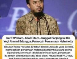 Dr. Yogi Ahmad Erlangga: Jenius dari Tasikmalaya yang Memecahkan Misteri Rumus Helmholtz Dunia