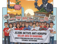 Aliansi Aktivis Anti Korupsi Gelar Aksi di Bandung, Soroti Pengawasan dan Tata Kelola Perumda Tirtawening