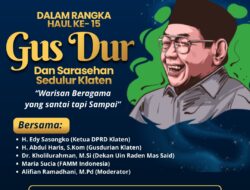 Klaten yang “Adem Ayem” Diuji: Kritik Terbuka di Haul Gus Dur