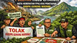 Polemik Hulu Citarum: FPHJ Layangkan Nota Keberatan Keras atas Penetapan KHDPK Gunung Wayang