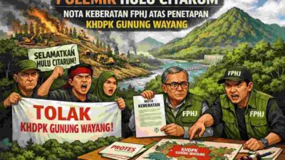 Polemik Hulu Citarum: FPHJ Layangkan Nota Keberatan Keras atas Penetapan KHDPK Gunung Wayang