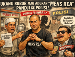 Tukang Bubur Mau Adukan “Mens Rea” Pandji ke Polisi, Korupsinikus: Tuduhan Psikopat!