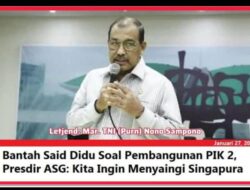 Analisis Kritis atas Ambisi PIK: Menjawab Argumentasi Nono Sampono