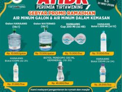 Sambut Ramadan 2026, Perumda Tirtawening Hadirkan Harga Spesial Produk AMDK