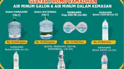 Sambut Ramadan 2026, Perumda Tirtawening Hadirkan Harga Spesial Produk AMDK