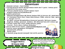 Rumah Literasi ALIF Buka Kompetisi Puisi Nasional Bertema Ramadan dan Lebaran 2026