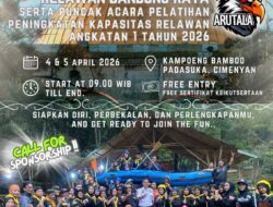 Padukan Silaturahmi dan Aksi, Relawan Bandung Raya Gelar Simulasi Rafting dan Puncak Pelatihan 2026