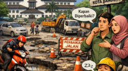 Menanti Aksi Nyata DPU Kota Bandung di Tengah Kepungan Jalan Berlubang