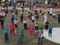 Sinergi TVRI dan KORMI Depok Gelar “Fun Walk Bola Gembira” di Area CFD Margonda
