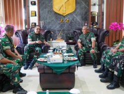 Audiensi Dankodiklatad dengan Pangdam XIII/Merdeka, Perkuat Sinergi Pembinaan Latihan