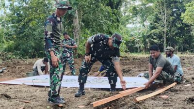 Dandim 1801/Manokwari Cek Kesiapan Akhir Jelang Pembukaan TMMD Reguler Ke-128.