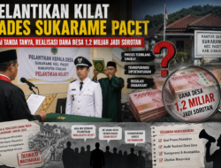 Pelantikan Kilat Kades Sukarame Pacet Tuai Tanda Tanya, Realisasi Dana Desa 1,2 Miliar Jadi Sorotan