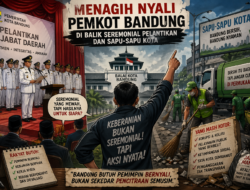 Menagih Nyali Pemkot Bandung di Balik Seremonial Pelantikan dan Sapu-Sapu Kota