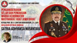Penganugerahan Gelar Kehormatan “Satria Adhyaksa Nusantara” kepada Jaksa Agung ST Burhanuddin: Sinergi Nilai Adat dan Penegakan Hukum