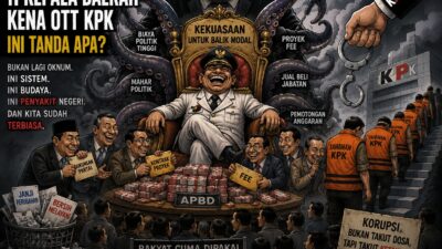 Dari Pilkada 2024, 11 Kepala Daerah Kena OTT KPK, Korupsinikus: Negeri ini Sedang Sakit Parah