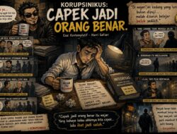 Korupsinikus: “Capek Jadi Orang Benar.”