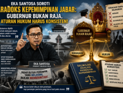 ​Eka Santosa Soroti Paradoks Kepemimpinan Jabar: Gubernur Bukan Raja, Aturan Hukum Harus Konsisten!