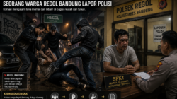Diduga Diserang Kelompok Mafia, Seorang Warga Regol Bandung Lapor Polisi