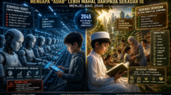 ​Menolak Cetak Biru Generasi Robot: Mengapa “Adab” Lebih Mahal daripada Sekadar IQ Menjelang 2045?