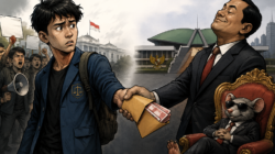 Mahasiswa Ini Terima Salam Tempel Usai Demo, Korupsinikus: Menggelikan Sekaligus Menyedihkan…