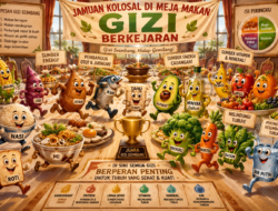 Jamuan Kolosal di Meja Makan “Gizi” Berkejaran