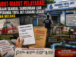 CARUT-MARUT PELAYANAN: Dugaan Skandal Sambungan Liar di Perumda Tirta Jati Cabang Losari Kian Meluas