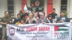 Wujud Solidaritas untuk Palestina, FPN Bandung Raya Gelar Aksi Donor Darah