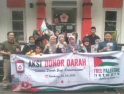 Wujud Solidaritas untuk Palestina, FPN Bandung Raya Gelar Aksi Donor Darah