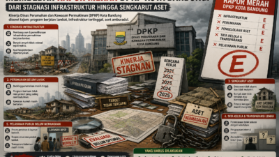 Membedah Rapor Merah DPKP Kota Bandung: Dari Stagnasi Infrastruktur hingga Sengkarut Aset