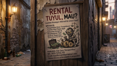 RENTAL TUYUL, MAU? Pamflet Gelap Korupsinikus
