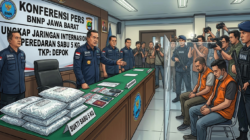 Gagalkan Peredaran Sabu 5 Kg Jaringan Internasional, BNNP Jabar Amankan Dua Tersangka di Depok